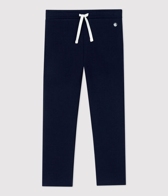 Pantalón cómodo de algodón de niño azul SMOKING