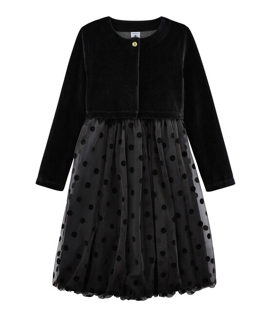Conjunto de vestido y torera para niña variante 1