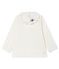 Blusa de manga larga lisa para bebé niña blanco MARSHMALLOW CN