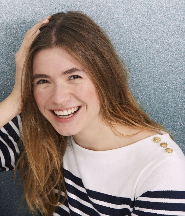 Vestido marinero para mujer azul/blanco