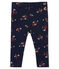 Legging estampado para bebé niña azul SMOKING/blanco MULTICO