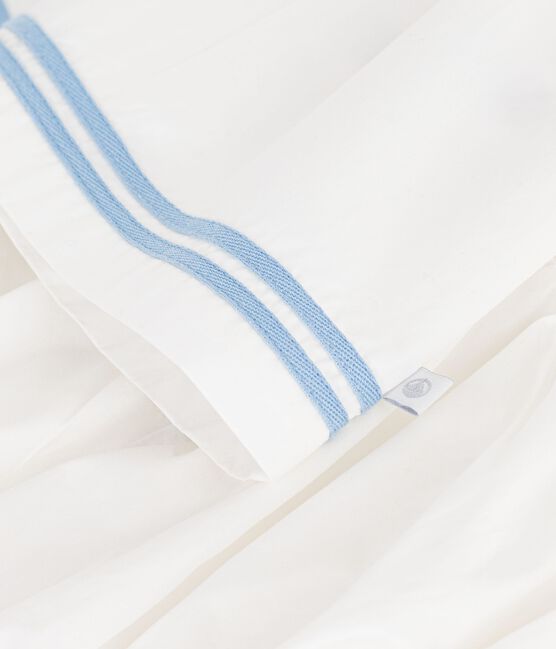 Vestido liso de algodón sin mangas y pololo para bebé blanco MARSHMALLOW