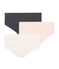 Tres culottes de algodón stretch para niña variante 1