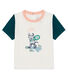 Camiseta manga corta con motivos para bebé niño