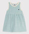 Vestido sin mangas de rizo a rayas para bebé MIMI/ AVALANCHE