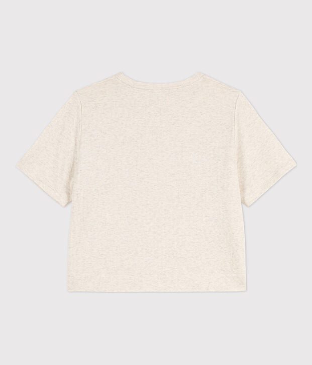 Camiseta LE BOXY de algod&oacute;n para mujer MONTELIMAR CHINE