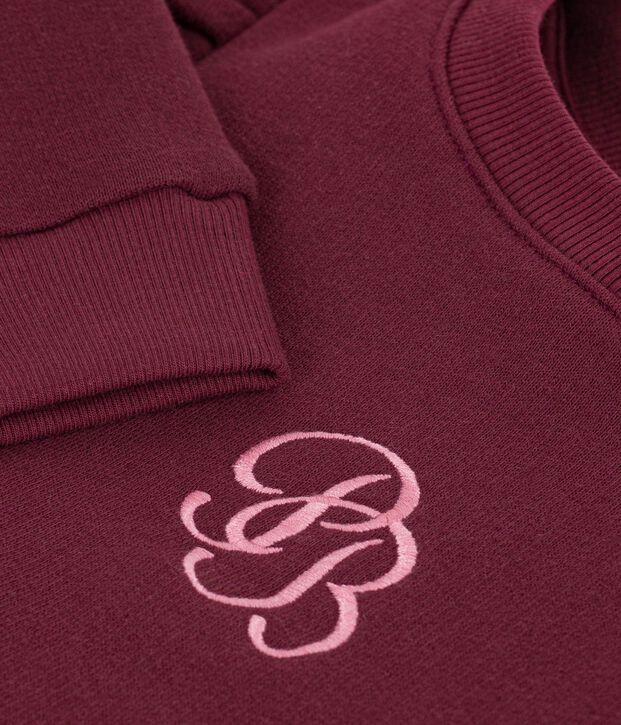 Sudadera infantil lisa de algod&oacute;n TRUFFE