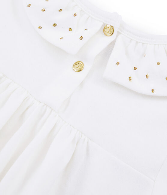 Blusa de niña blanco MARSHMALLOW