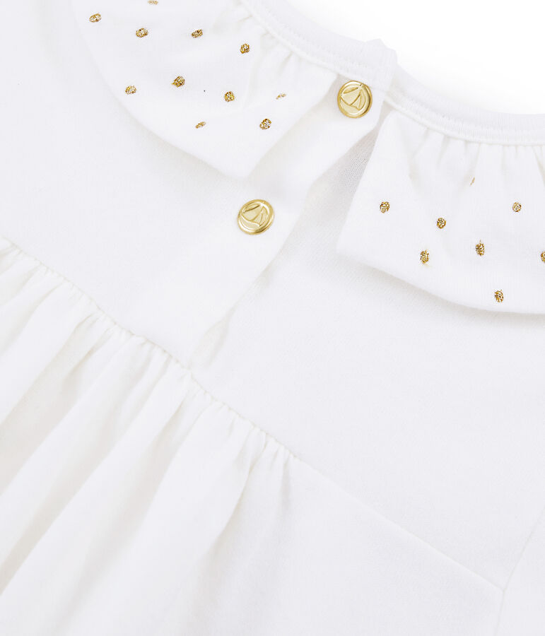 Blusa de ni&ntilde;a blanco MARSHMALLOW