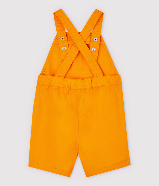 Peto corto de sarga irresistible de bebé niño amarillo TEHONI