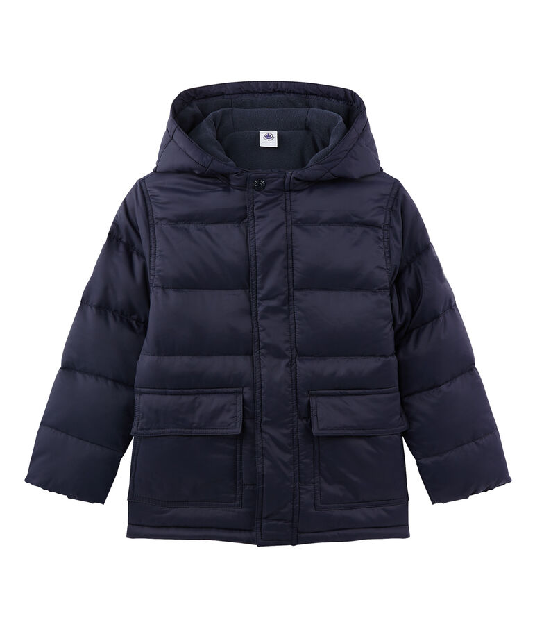 Anorak de ni&ntilde;o deperlante forrada azul