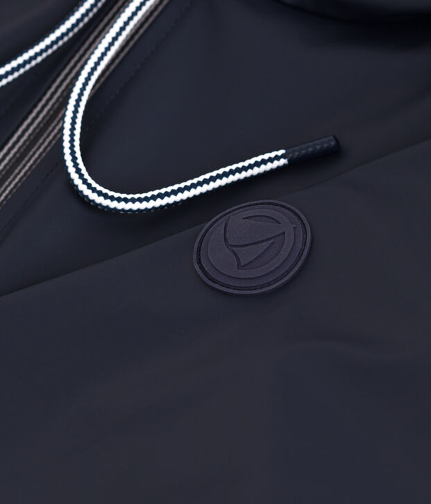 Chubasquero largo y bicolor para mujer SMOKING