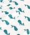 Pijama corto infantil de algodón con estampado de ballenas verde MARSHMALLOW/ DRAGONFLY