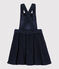 Vestido peto para niña azul SMOKING