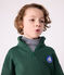 Sudadera infantil de algodón liso con cremallera en el cuello WILLOW