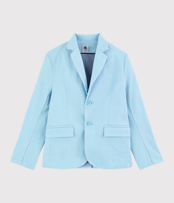 Chaqueta de sarga de niño azul JASMIN