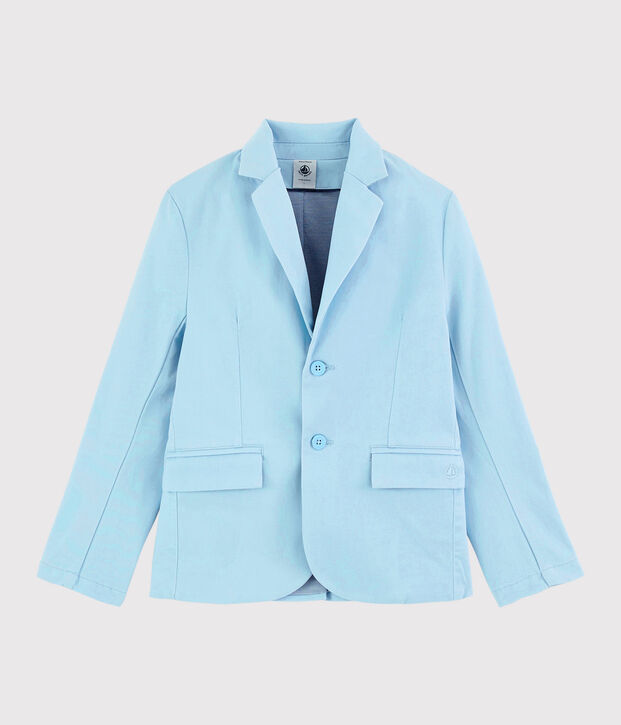 Chaqueta de sarga de ni&ntilde;o azul