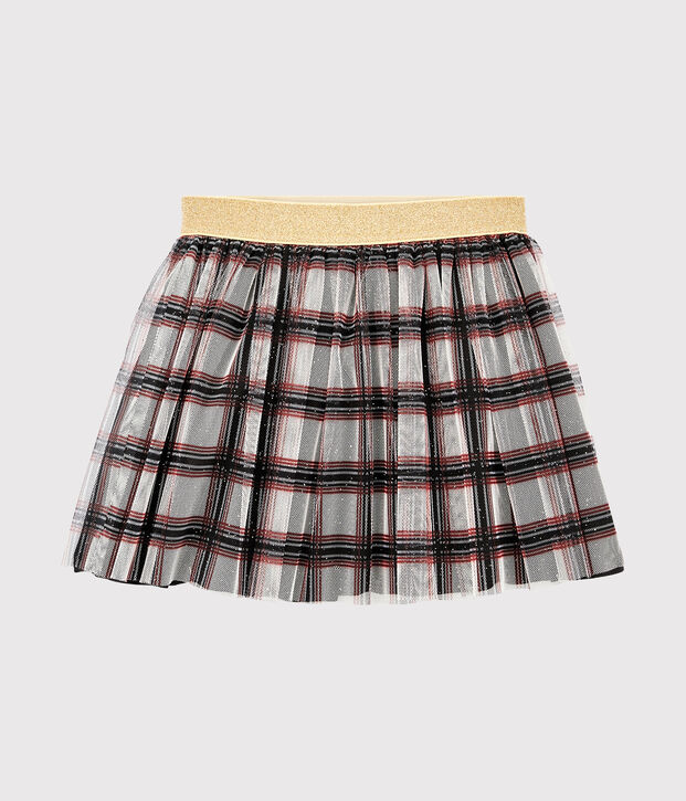 Falda de tul para ni&ntilde;a blanco/multicolor