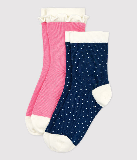 Juego de 2 pares de calcetines de niña variante 1