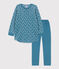 Camisón de terciopelo con flor para niña POLOCHON/ MULTICO