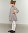 Vestido estampado para niña gris BELUGA/blanco MULTICO