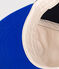 Gorra de algodón de bebé azul SMOKING/blanco MULTICO