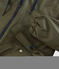 Impermeable acolchado reciclado unisex marron LITOP