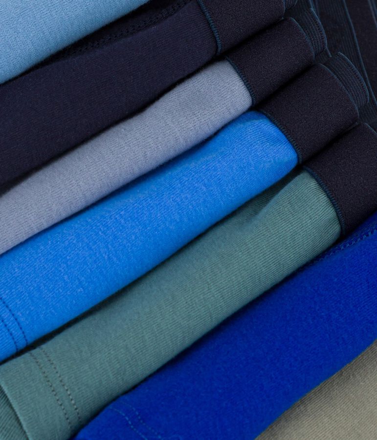 Juego de b&oacute;xeres infantiles lisos de algod&oacute;n multicolor