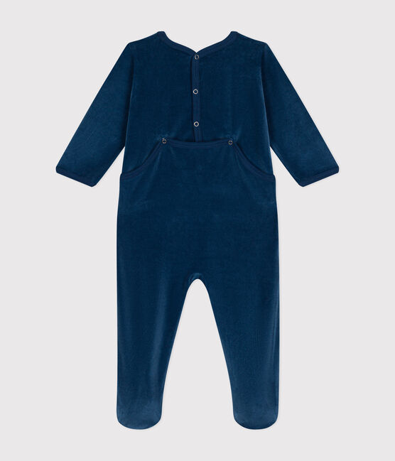 Dors bien en velours bébé azul INCOGNITO