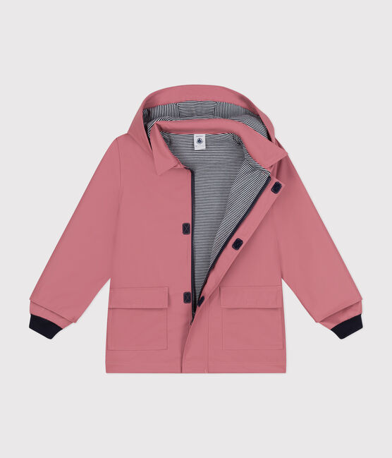 Impermeable emblemático reciclado para niña/niño rosa ROSEWOOD