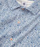 Pijama corto de punto para niño blanco MARSHMALLOW/azul MAJOR