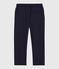 Pantalón infantil de felpa azul SMOKING