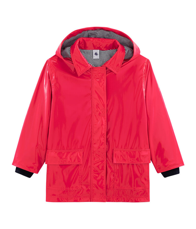 Impermeable reforzado para ni&ntilde;a rojo