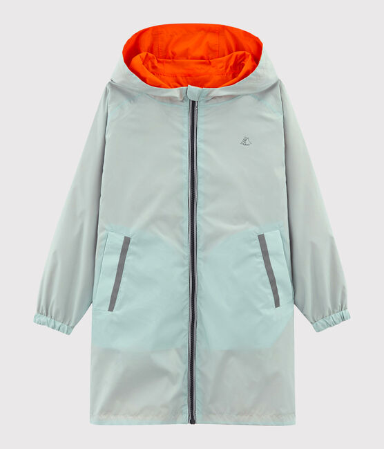 Cortavientos reversible infantil unisex naranja CAROTTE/azul FONTAINE