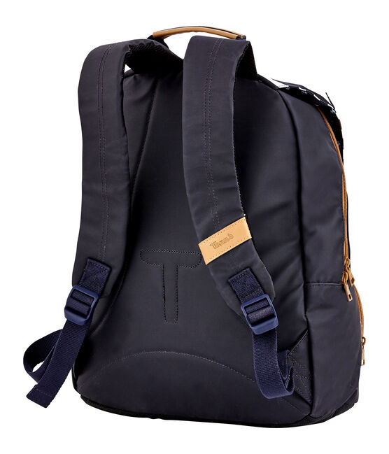 Mochila Petit Bateau x Tann's azul SMOKING/marron BRINDILLE/ MARSHMALLOW