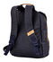 Mochila Petit Bateau x Tann's azul SMOKING/marron BRINDILLE/ MARSHMALLOW