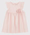 Vestido de satén de bebé. rosa MINOIS