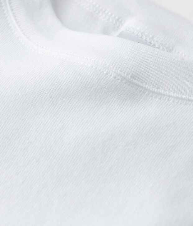 Camiseta L'ICONIQUE con cuello redondo de algod&oacute;n de mujer blanco