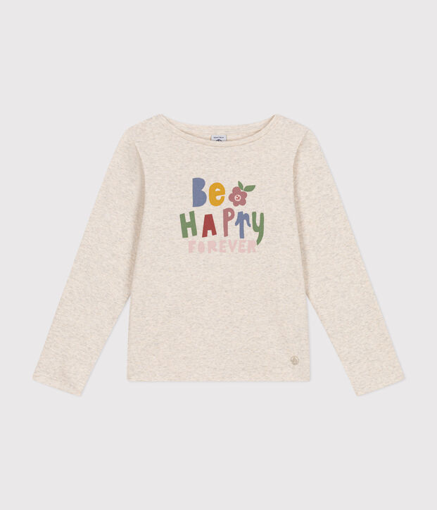 Camiseta de punto de manga larga para ni&ntilde;a MONTELIMAR CHINE