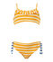 Bikini naranja FUSION/blanco MARSHMALLOW