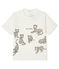 Camiseta de manga corta para bebé niño blanco MARSHMALLOW