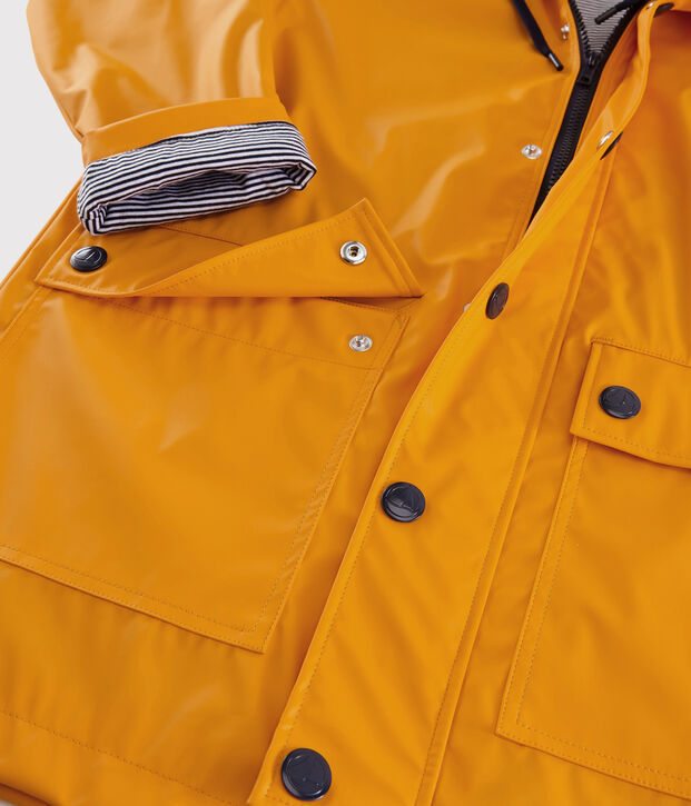 Chubasquero emblem&aacute;tico unisex amarillo