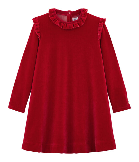 Vestido De Manga Larga Para Nina Petit Bateau