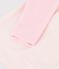 Camiseta anti-UV eco-sostenible de bebé rosa MINOIS/blanco MARSHMALLOW