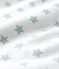Saco de dormir de algodón con estrellas para bebé blanco ECUME/gris MISTIGRI