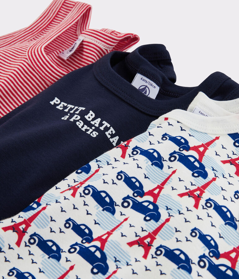 Tr&iacute;o de camisetas de tirantes para ni&ntilde;o multicolor