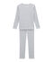 Pijama para niño de corte ajustado gris POUSSIERE/azul MEDIEVAL