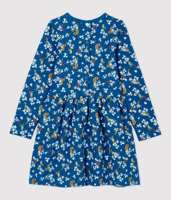 Vestido de manga larga de muletón de niña MALLARD/ MULTICO