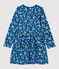 Vestido de manga larga de muletón de niña MALLARD/ MULTICO