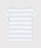 Camiseta de algodón de manga corta para niña PLEINAIR/ MARSHMALLOW